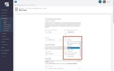 Change the Lease Status to Expired