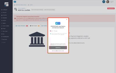 A pop up will show where STRATAFOLIO uses Plaid to connect your account