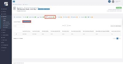 Navigate to the Lease Rates tab and click on the Add a Lease Rate button