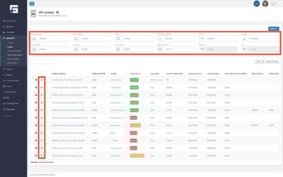 Editing and completing a draft lease in STRATAFOLIO