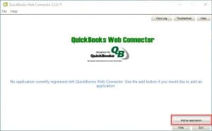 03 Web Connector before connection