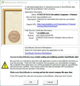 04 Authorize New Web Service Window
