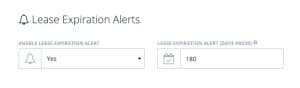 Lease Expiration Alerts