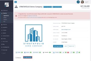 The Add A Contact button in Contacts tab