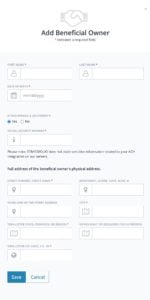 Requirements for a beneficial owner