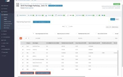 Expand the Operating Expense Period and select the button to add single or multiple subcategories