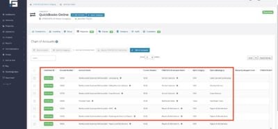 Subcategories can be checked by going into the main Organization record and then the Integrations tab and then the detailed record view of the Integration where the COA can be found