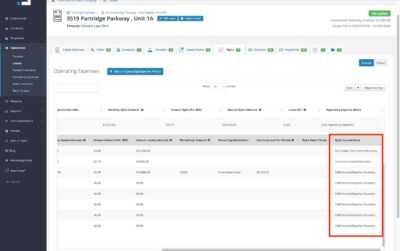 The Income items must be added per subcategory on the Invoice view of the OpEx tab