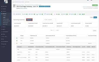 The Reconcile button can be found in the Actuals view of the OpEx tab