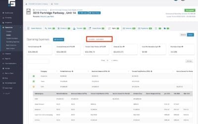 View the different date ranges by clicking the dropdown filter