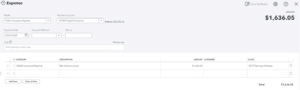 Monthly Prepaid Expense