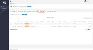 COIs can be managed from the Insurance tab in the Tenant Portal
