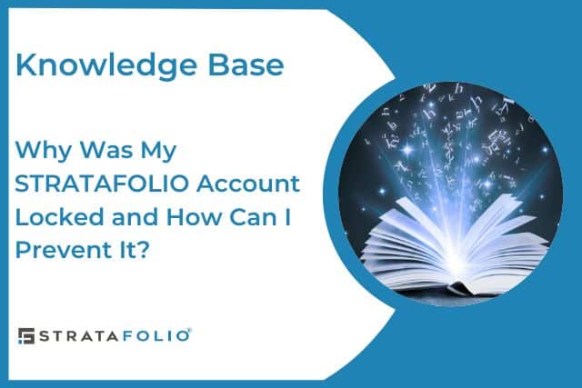 Why Was My STRATAFOLIO Account Locked and How Can I Prevent It