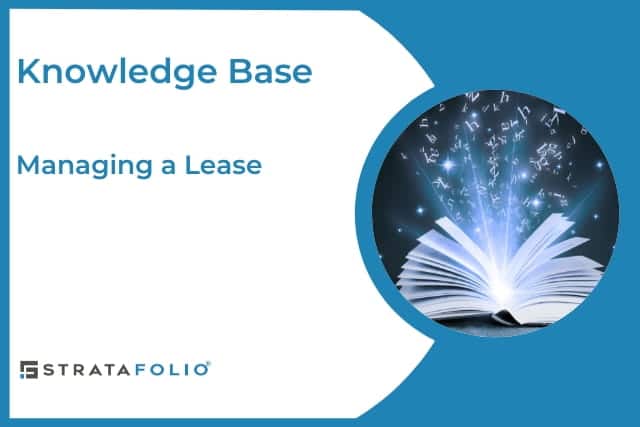 Managing a Lease