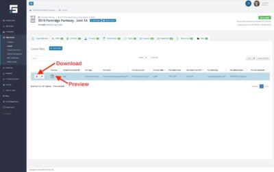 There is an option to download or preview lease files