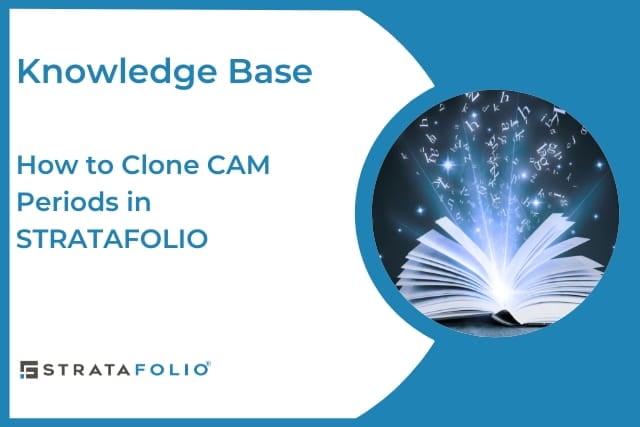 How to Clone CAM Periods in STRATAFOLIO-kb