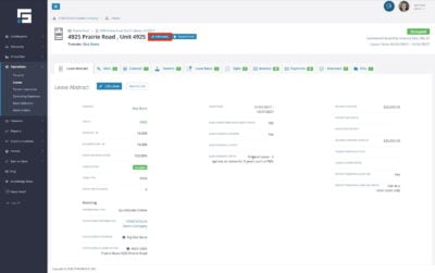 The Edit Lease button can be found in the Lease Detail Page