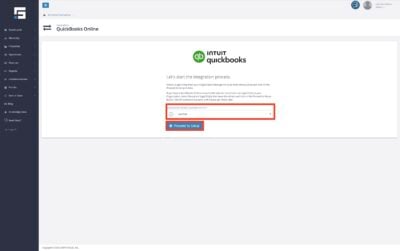 Select the correct QuickBooks entity and Proceed to Setup